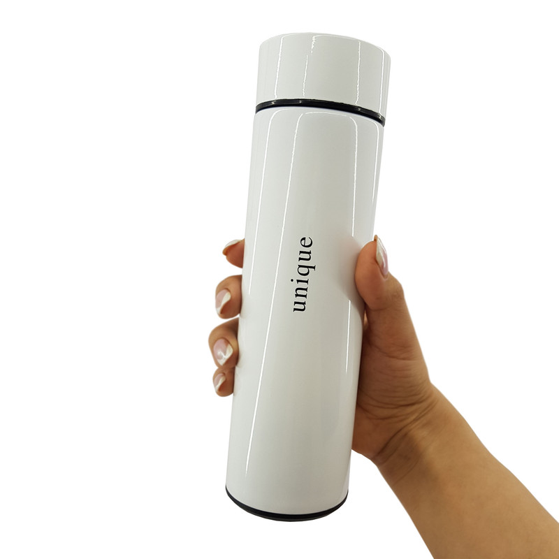فلاسک هوشمند یونیک مدل دماسنج دار گنجایش 0.5 لیتر